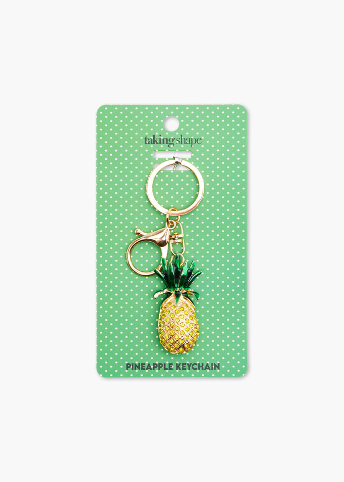 Pineapple Keychain, , hi-res