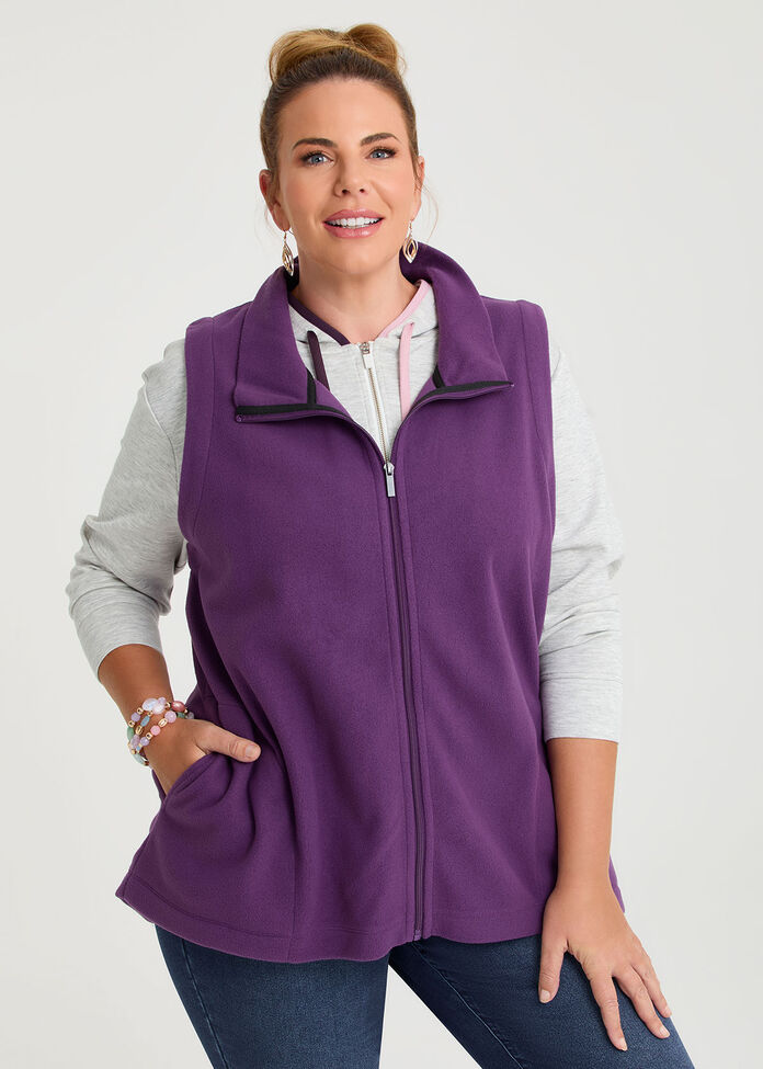 Polar Fleece Vest, , hi-res