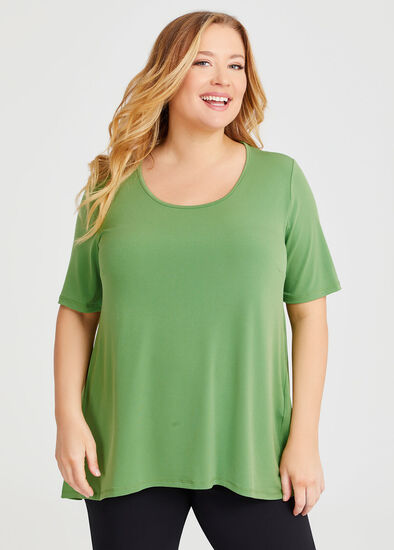 Plus Size Strive Scoop Neck Top