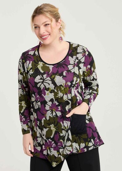 Plus Size Aria Floral Snug Top