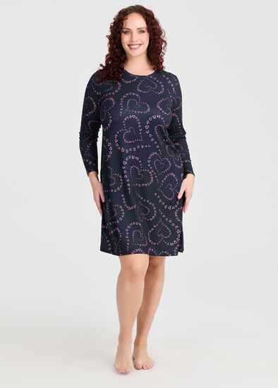 Plus Size Lounge Love Heart Nightie