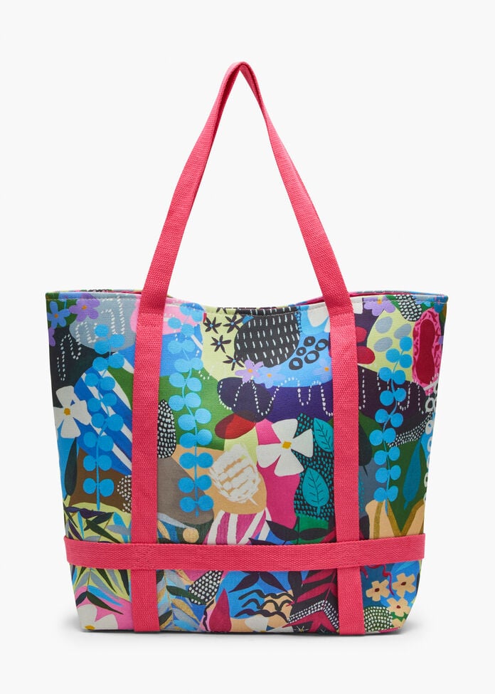 Joan Blond Floral Tote Bag, , hi-res