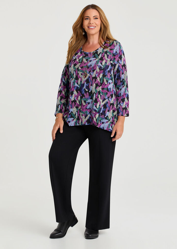 Snug Abstract Violet Haze Top, , hi-res