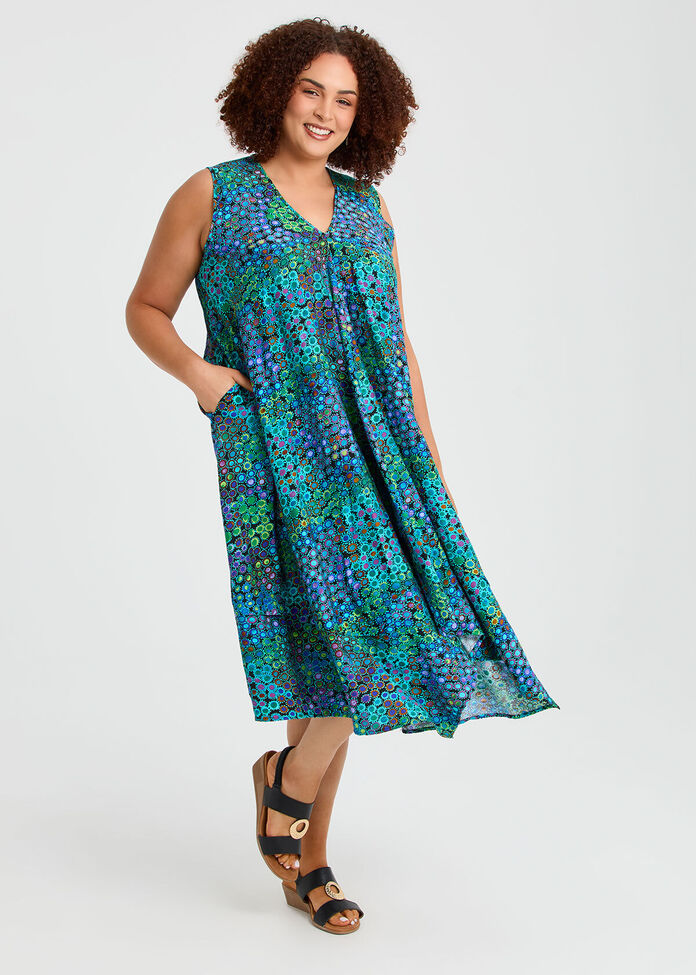 Pebble Tile Natural Dress, , hi-res