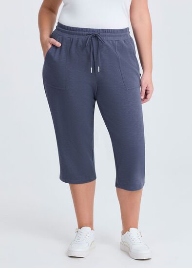 Plus Size Crop Sweat Pant