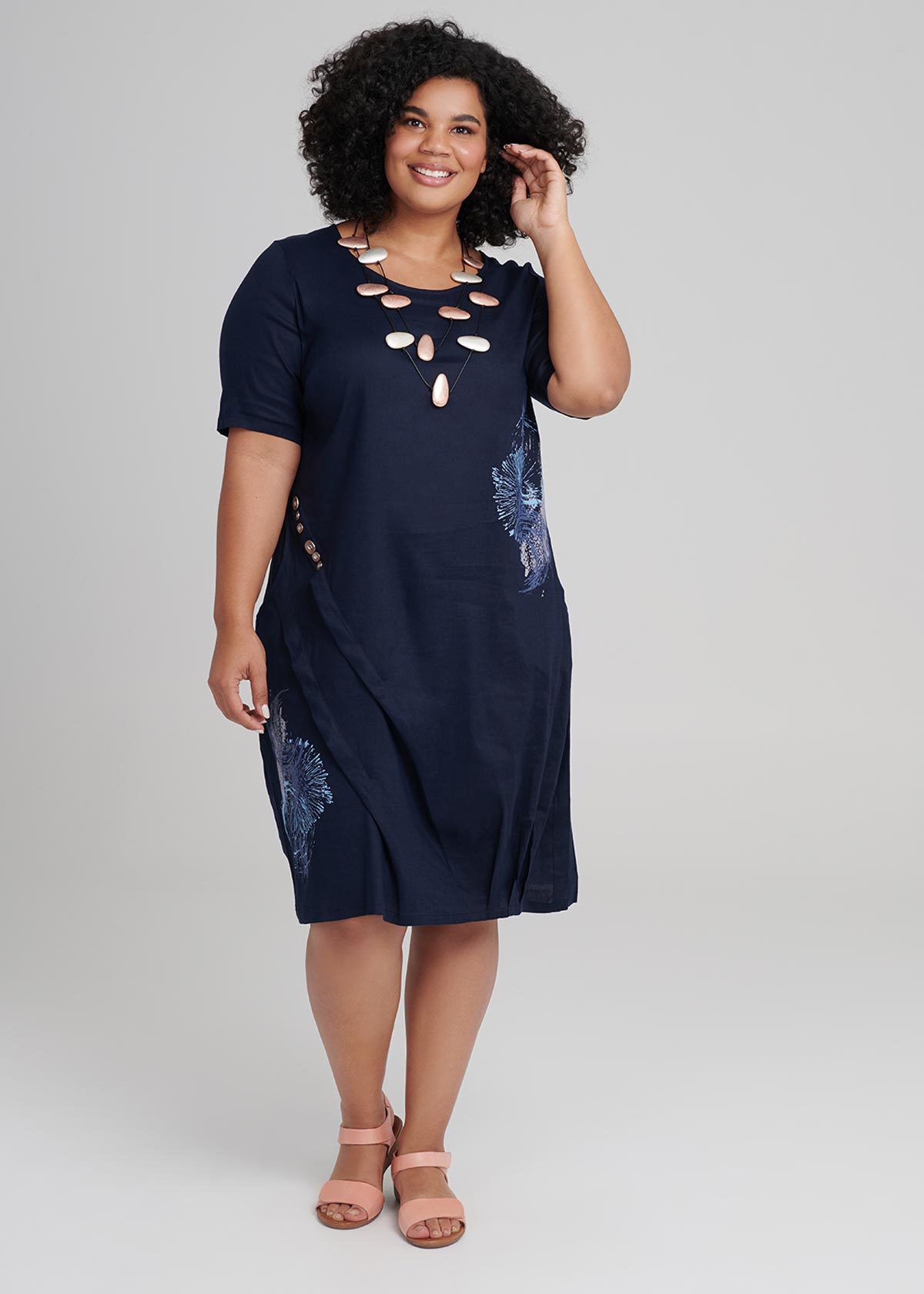 Plus size outlet linen outfits