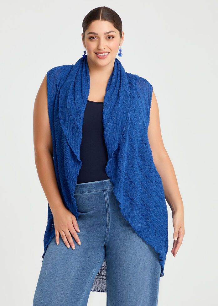 Summer Cascading Vest, , hi-res