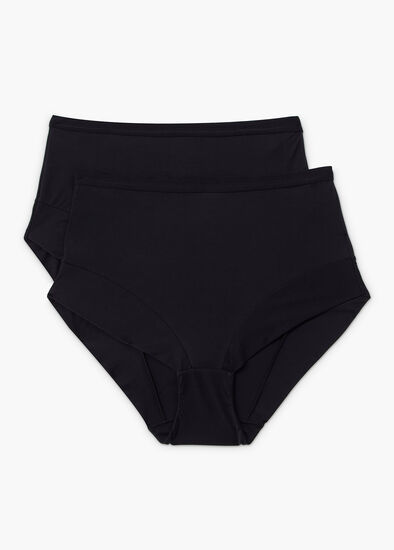 Plus Size 2Pk Soft Touch Micro Briefs
