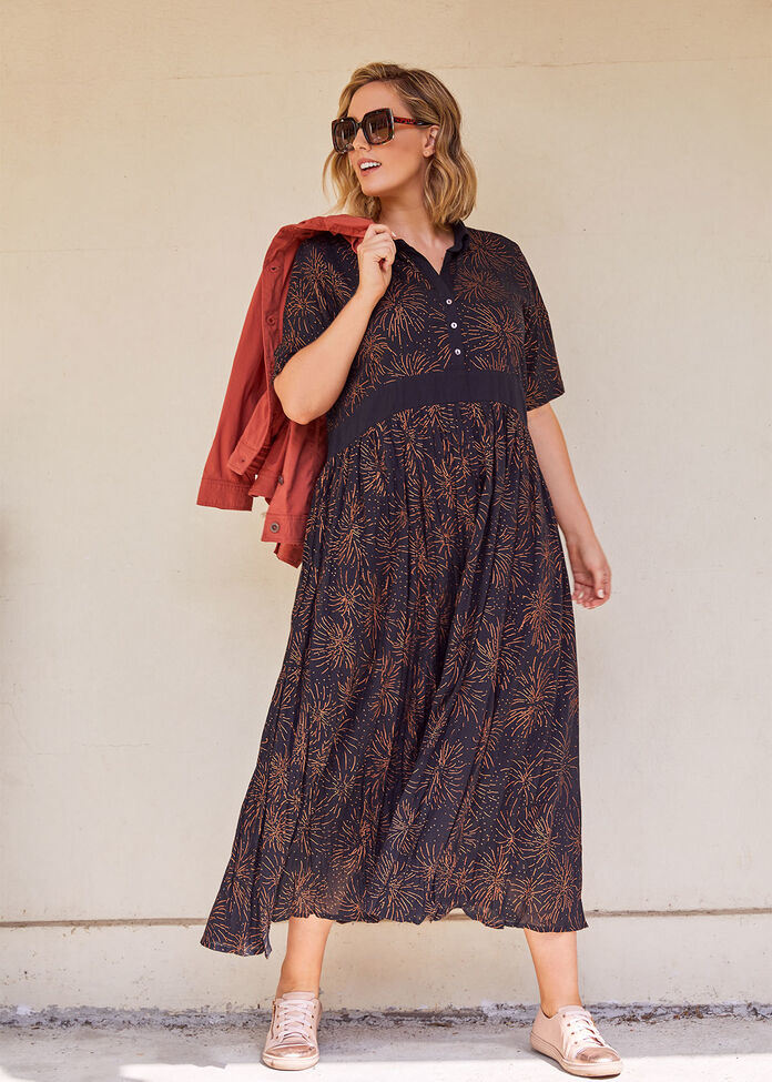 Cotton Sparks Maxi Dress, , hi-res