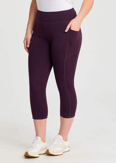 Plus Size Cloud Touch Seam Detail Legging