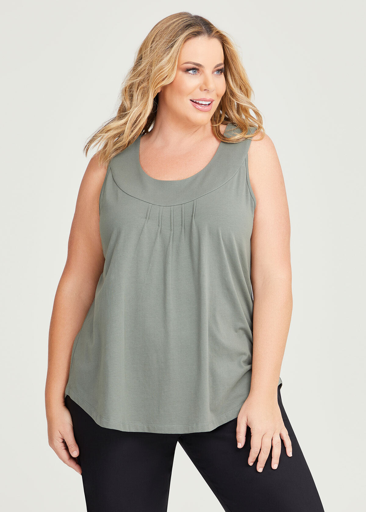 Plus size best sale singlets australia