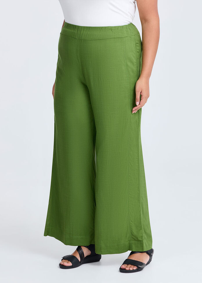 Natural Kaia Wide Leg Pant, , hi-res