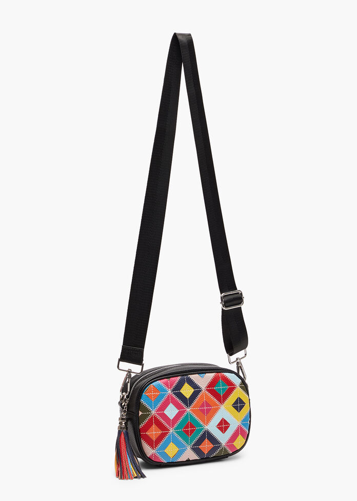Patchwork Crossbody Bag, MULTI, hi-res