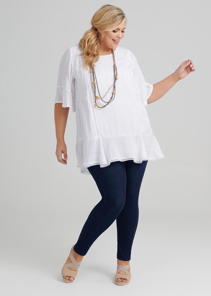 Shimmer Stripe Tunic, , hi-res