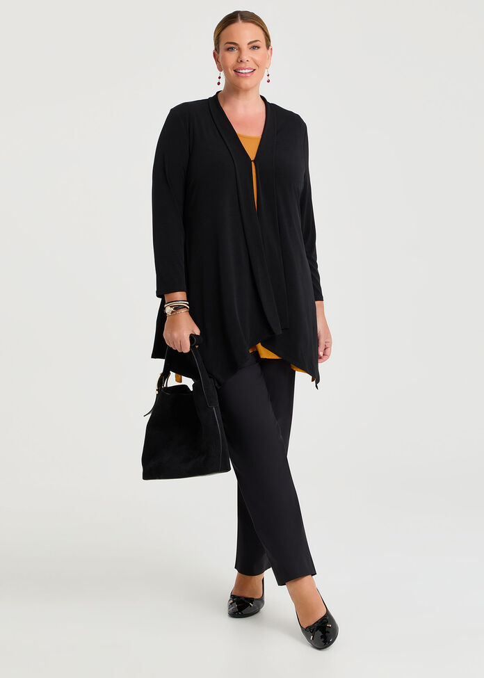 Luna Drape Cardigan, , hi-res