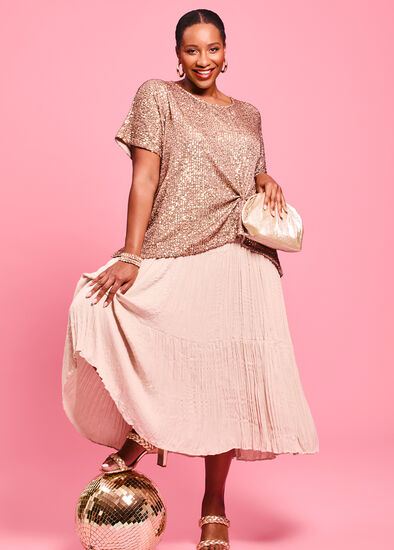 Plus Size Pleated Enya Outfit