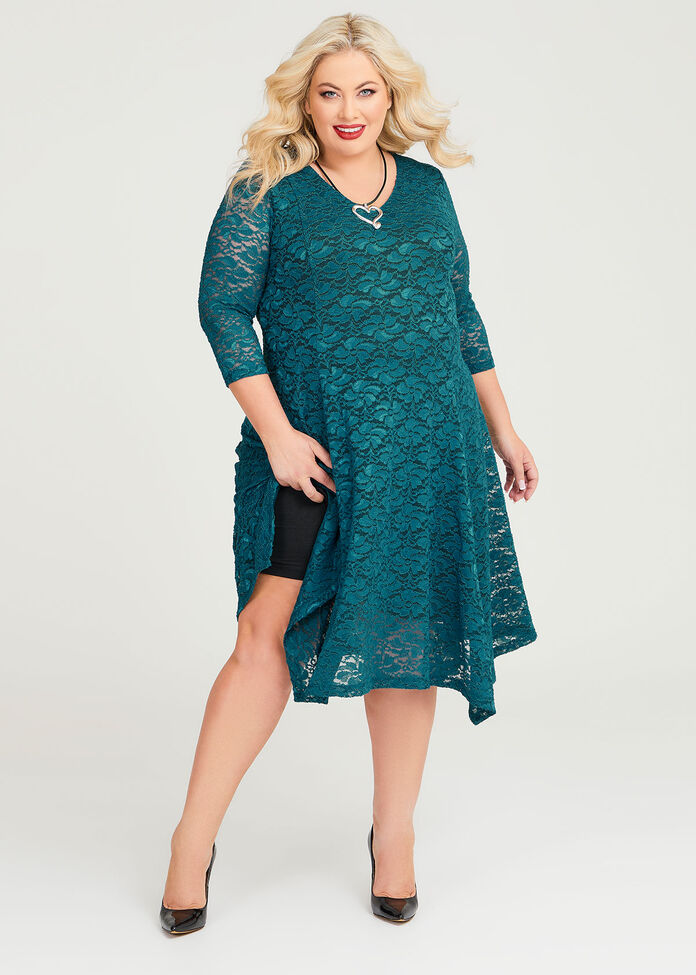 Shop Plus Size Lucy Lace Cocktail Dress in Blue | Sizes 12-30 | Taking ...