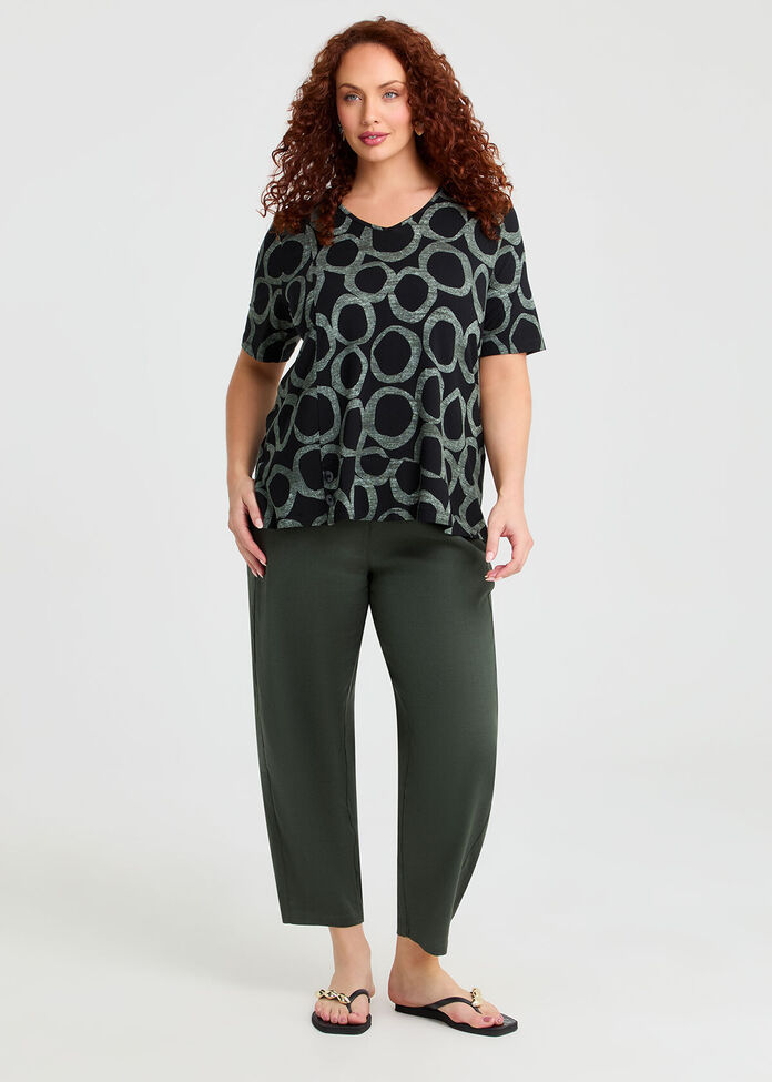 Stretch Linen Bella Pant, , hi-res