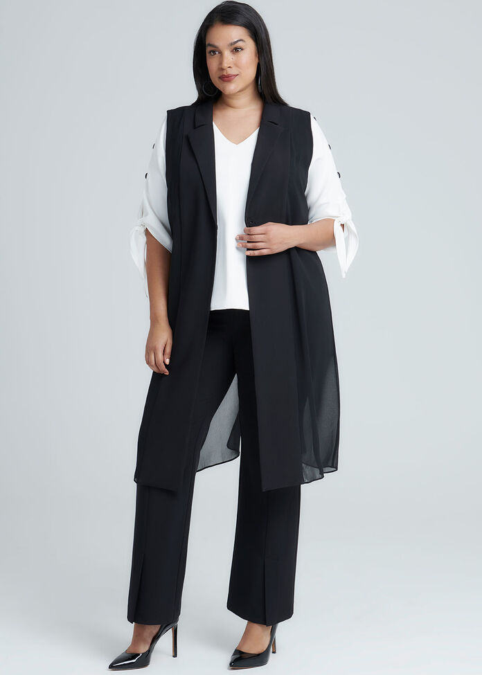 Shop Plus Size Boss Lady Vest in Black | Sizes 12-30 | Taking Shape AU