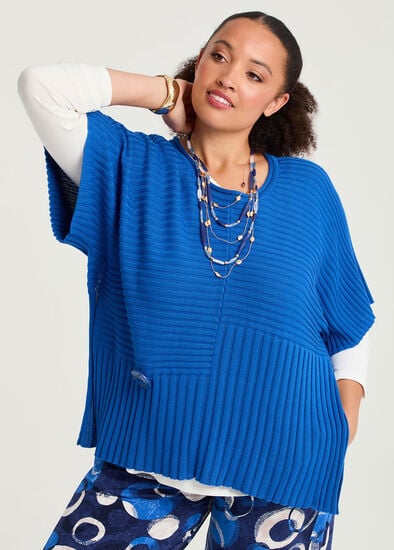 Plus Size Riley Cotton Modal Rib Jumper