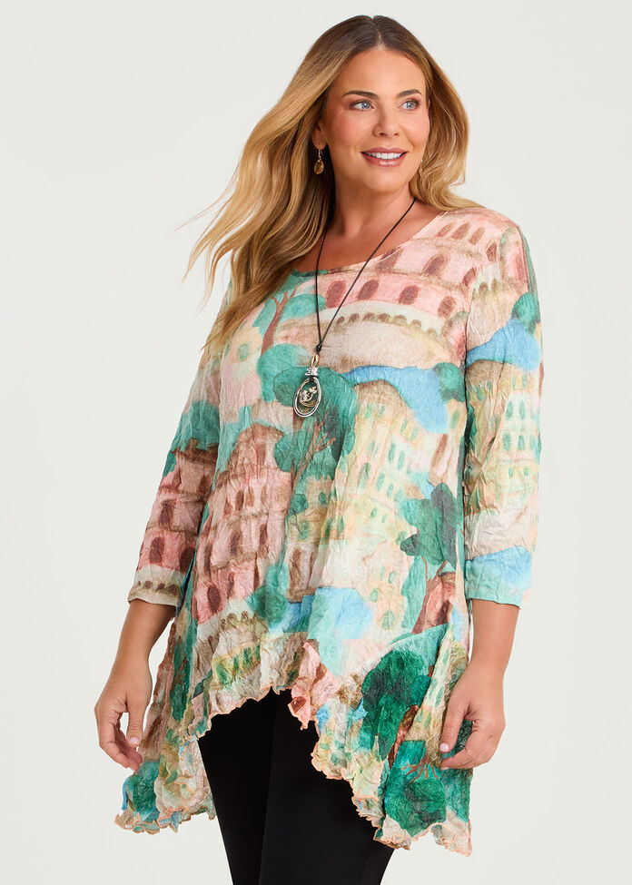 Vista Slub Knit Crush Tunic, , hi-res