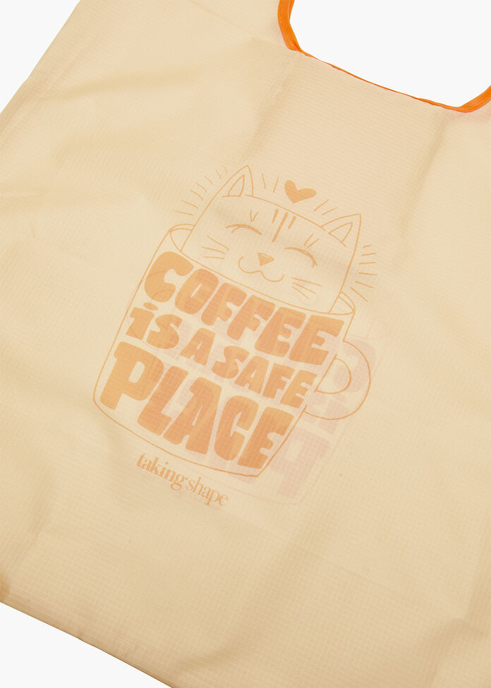 Coffee Cat Shopper Bag, , hi-res