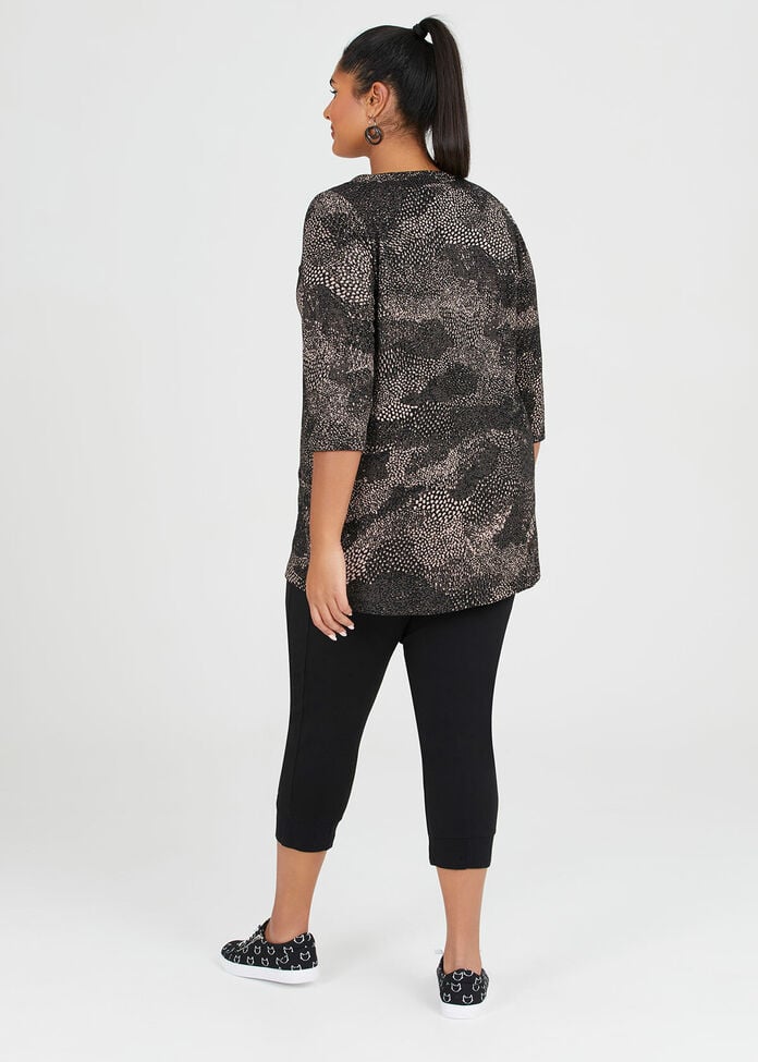 Shop Plus Size Jacquard Knit Top in Black | Taking Shape AU