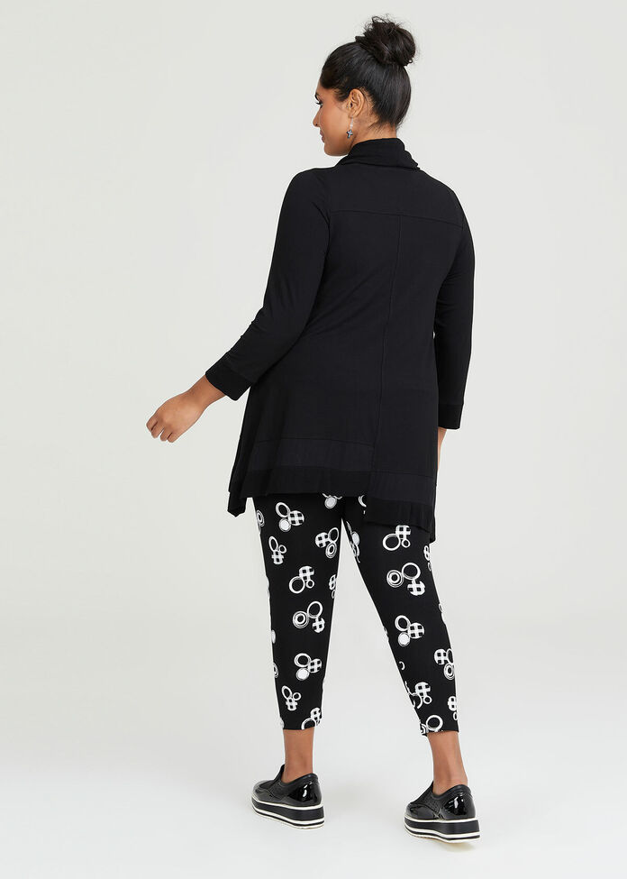 3/4 SLV Contrast Pieces & Holes NB Tunic