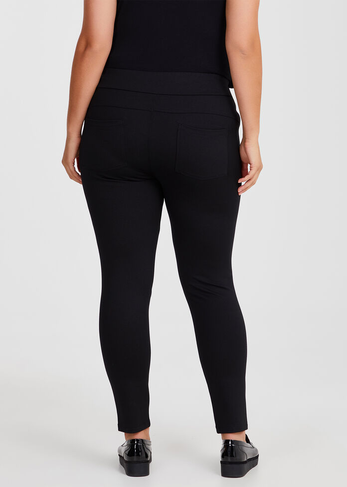 Petite Ponte Willow Slim Leg Pant, , hi-res
