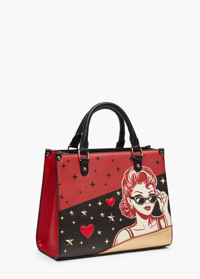 Plus Size Rockabilly Shoulder Bag