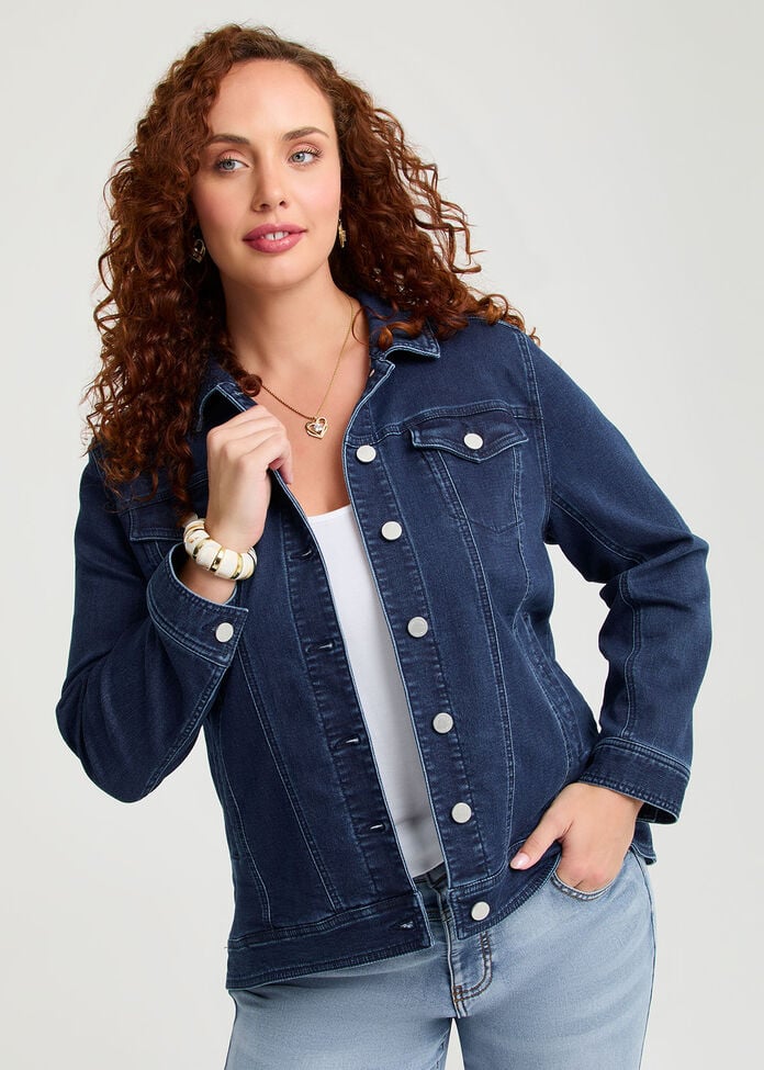 The Signature Denim Jacket, , hi-res
