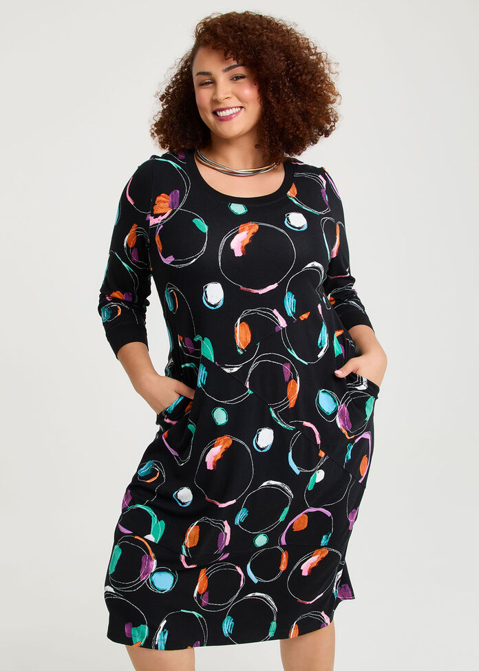Natural Pattern Play Dress, , hi-res
