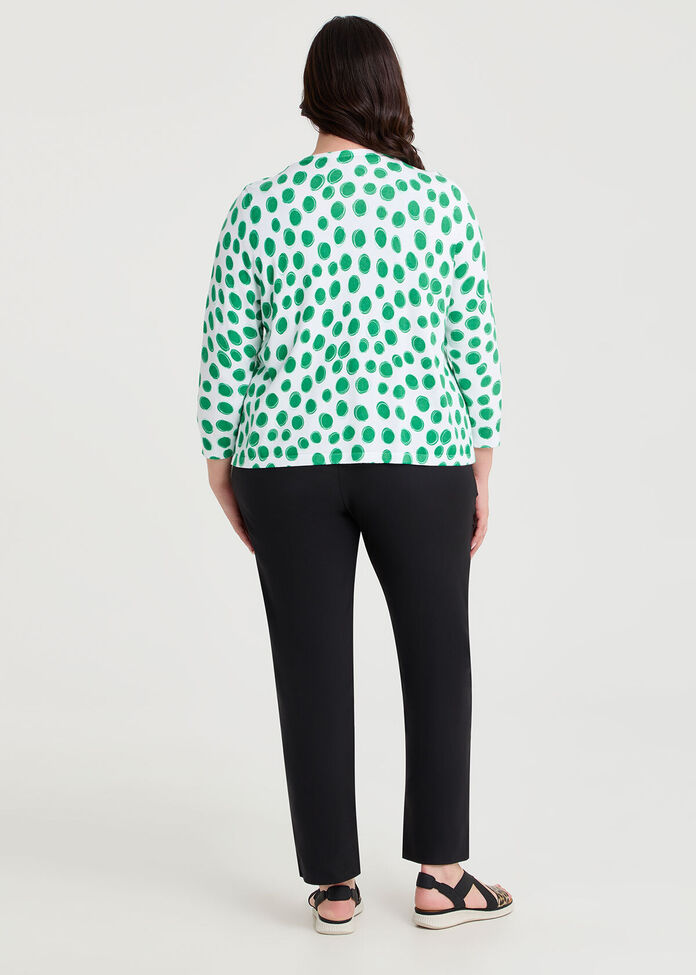Pebble Spot Natural Cardigan, , hi-res