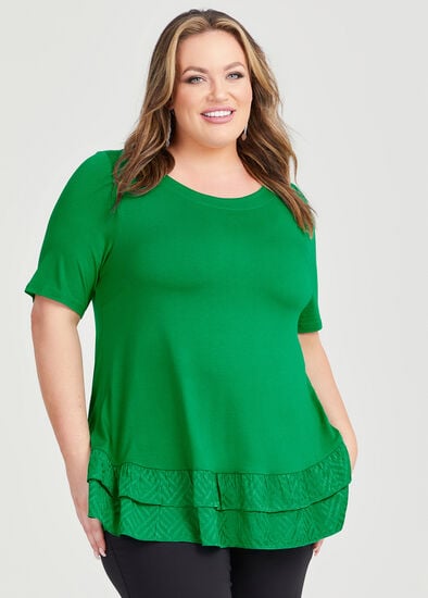 Plus Size Bamboo Gabrielle Top