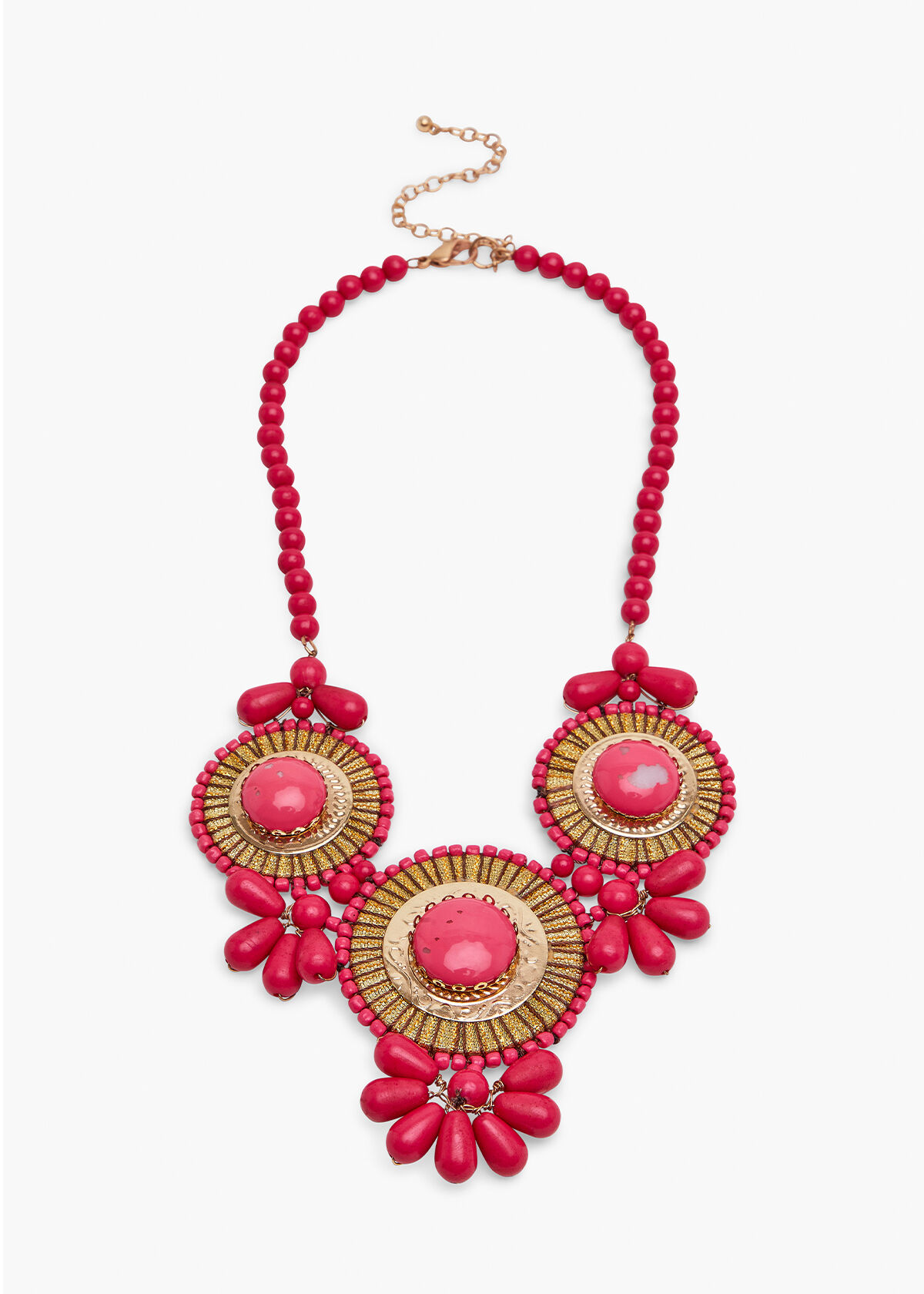 Summer discount statement necklace