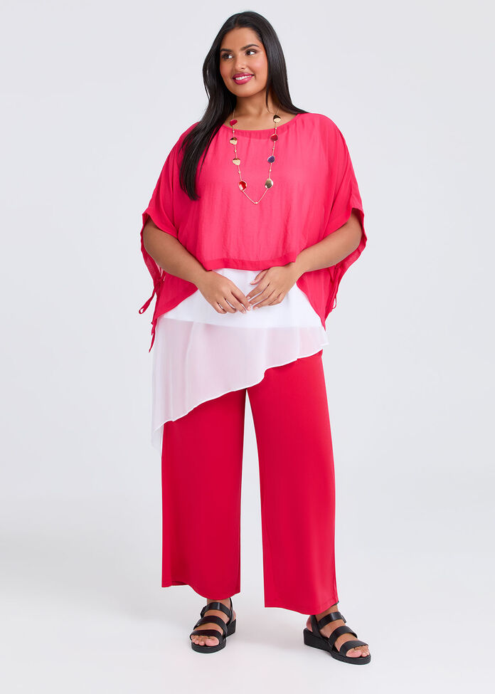 Natural Kaia Wide Leg Pant, , hi-res