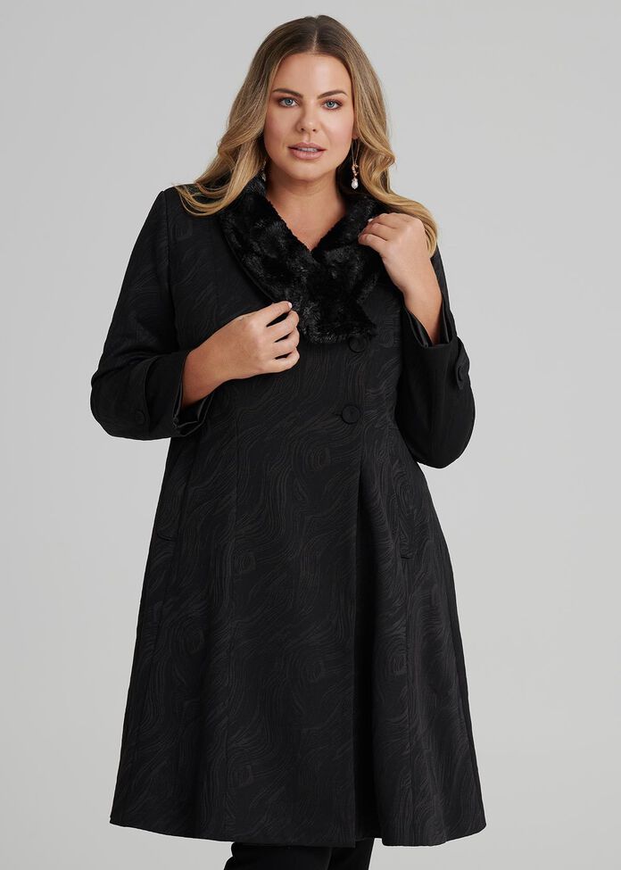 Shop Plus Size Charlotte Coat in Black | Taking Shape AU