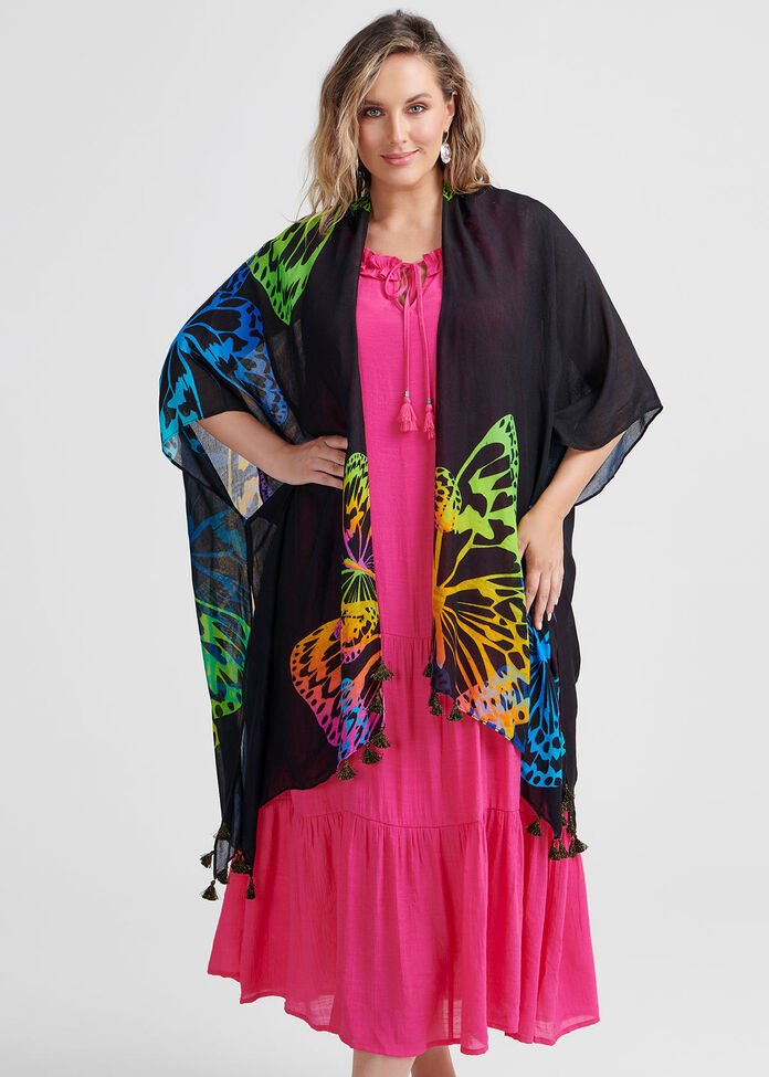 Bright Butterfly Cape, , hi-res