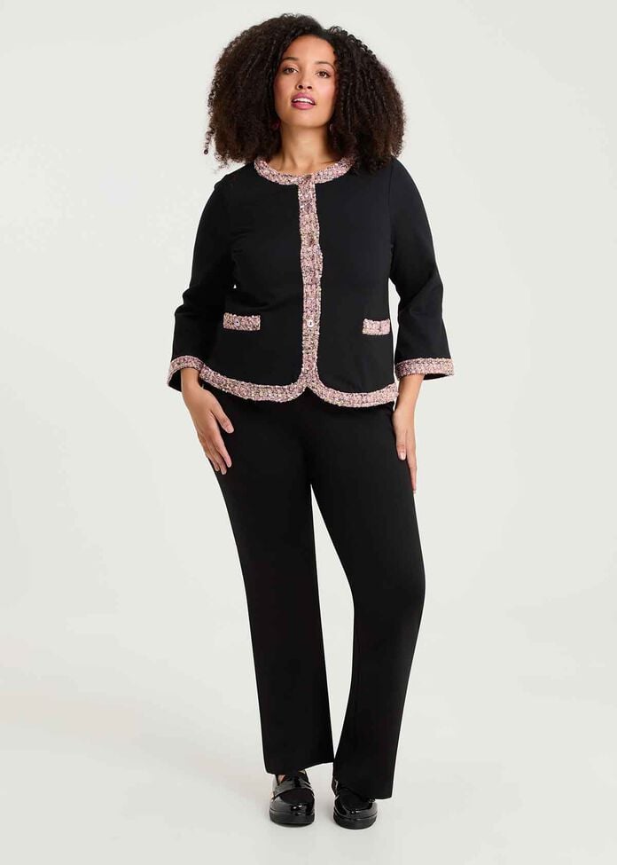 Coco Boucle & Bamboo Ponte Jacket, , hi-res