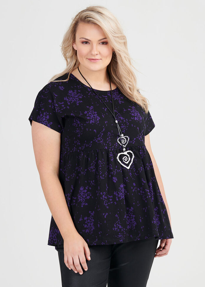 Organic Ditsy Cluster Top, , hi-res