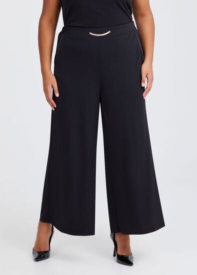 Plus Size Melinda Knit Wide Leg Pant