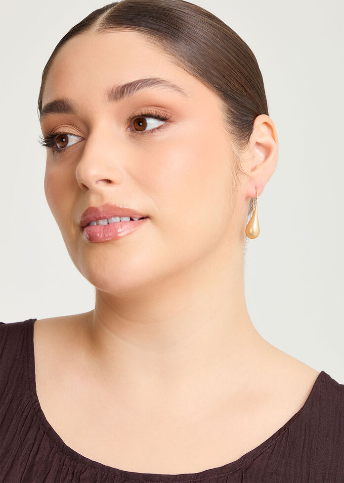 Simple Elegant Drop Earrings, , hi-res