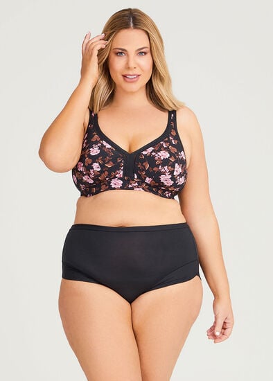 Plus Size Wirefree Cooling Lounge Bra