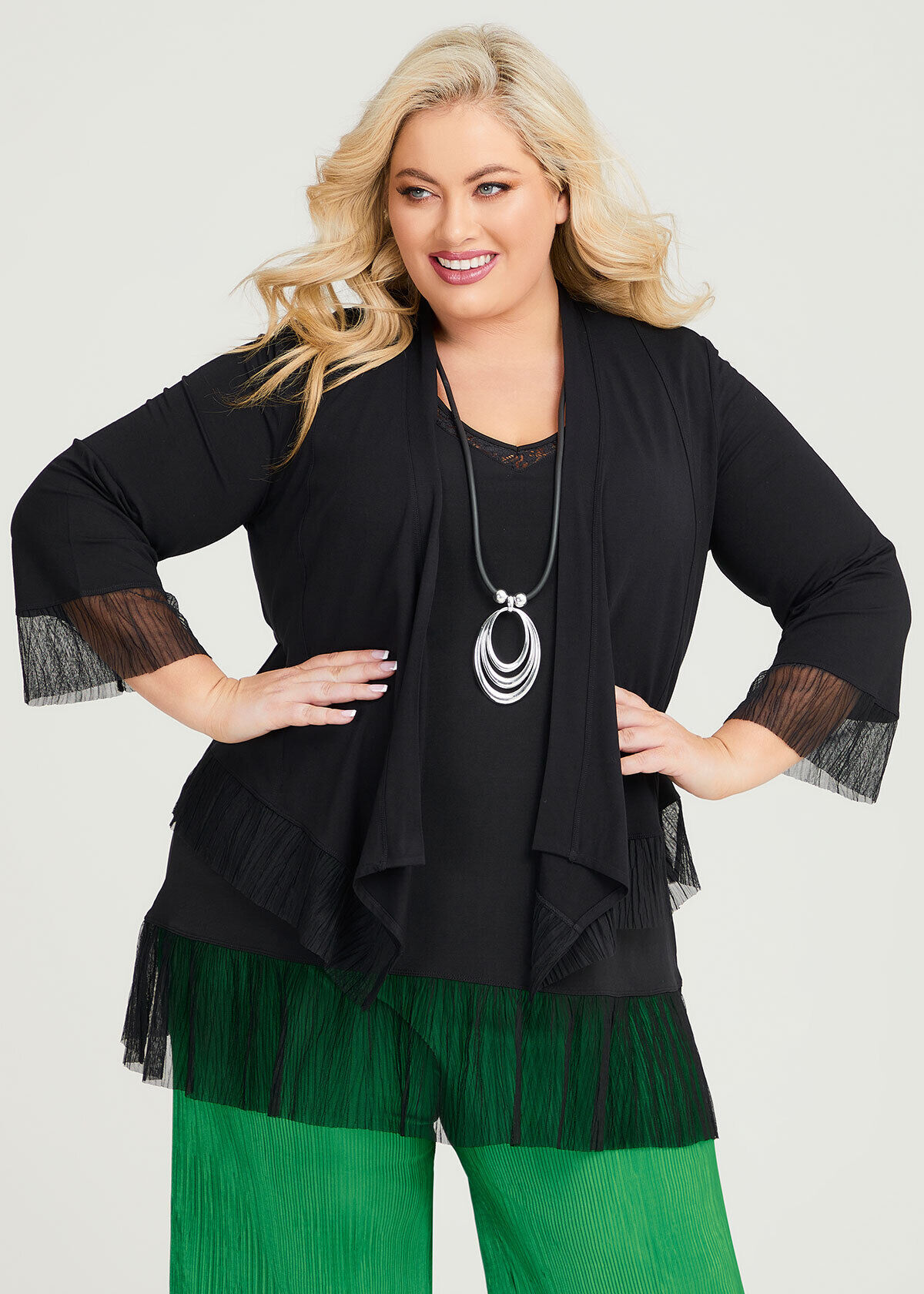 Plus Size Cardigans Long Short Sleeve Taking Shape AU