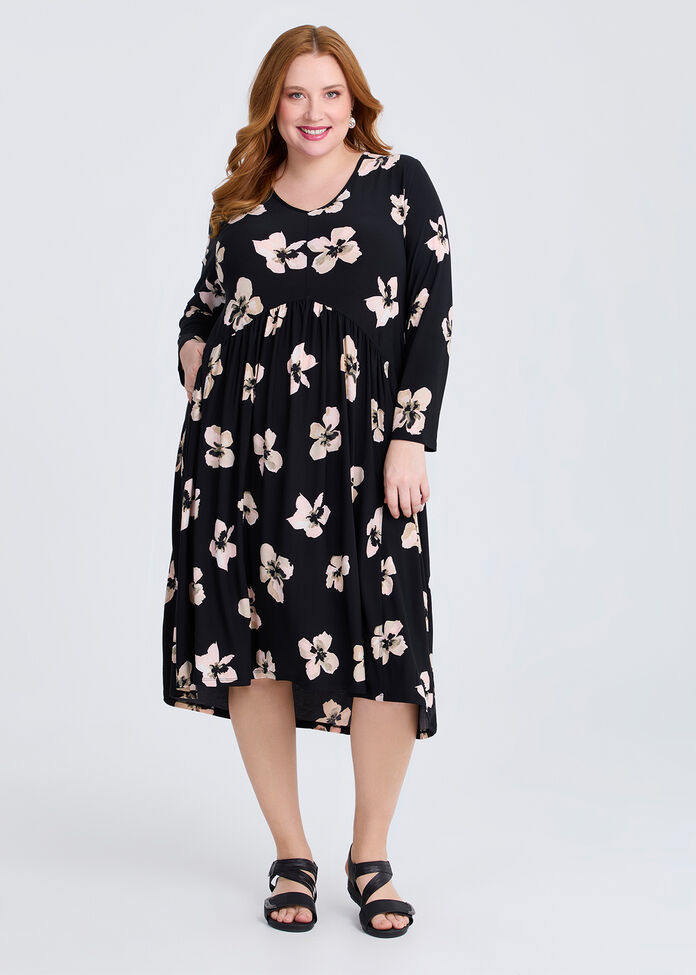 Lily Floral Dress, , hi-res
