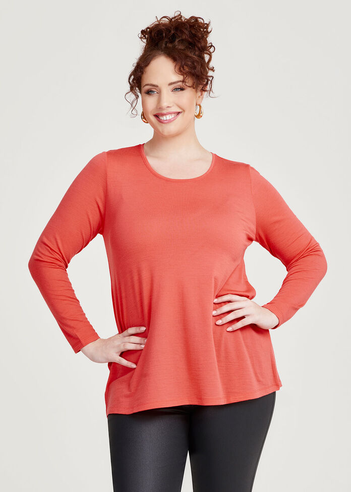 Wool Bamboo Top, , hi-res