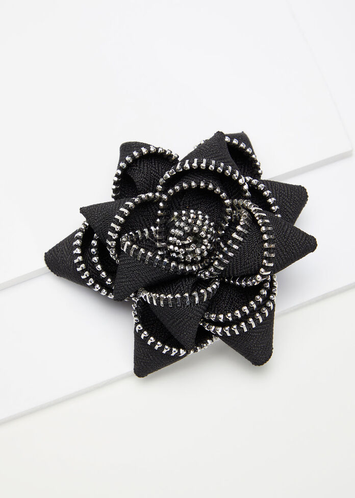 Zip It Brooch, , hi-res