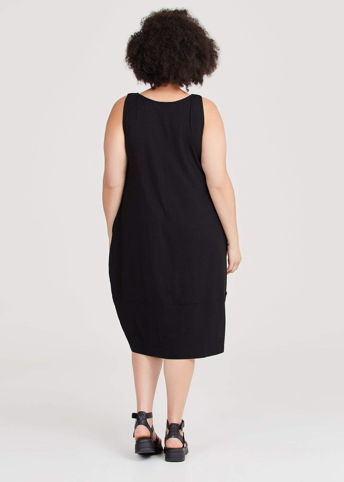 Black pinafore dress size sale 20