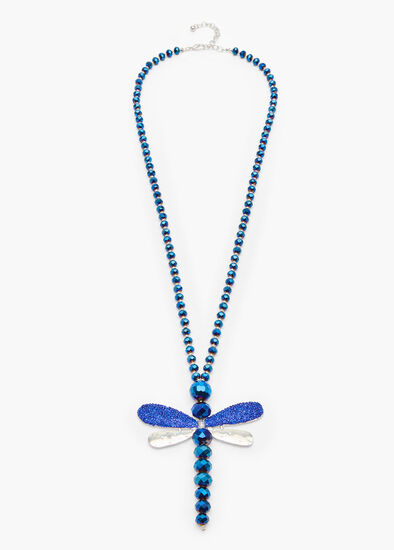 Crystal Dragonfly Necklace