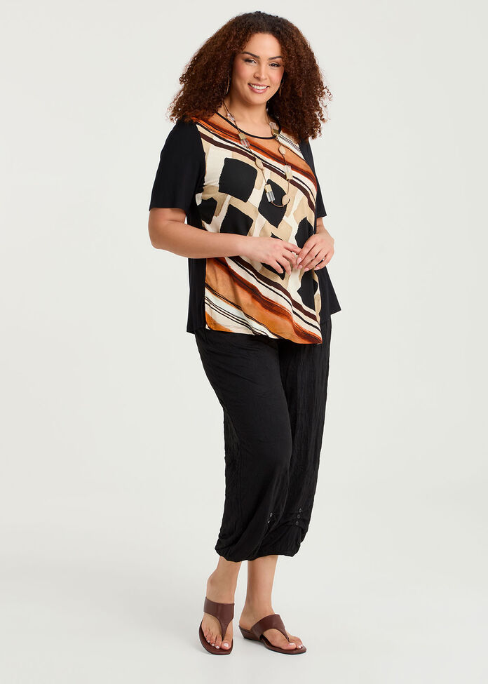 Natural Elise Abstract Top, , hi-res